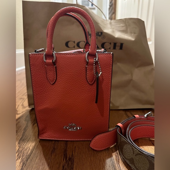 New unused Coach Mini North South Tote - Picture 3 of 16